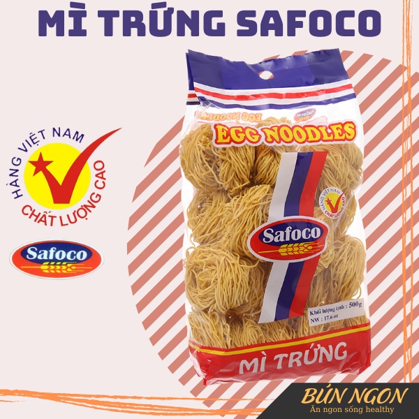 MÌ SỢI NHỎ SAFOCO GÓI 500G DATE 2022