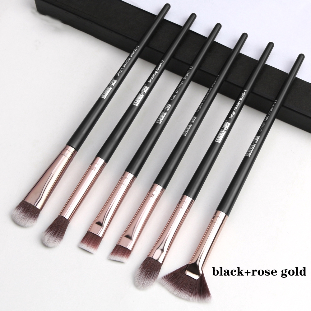 [Hàng mới về] Set 6 cọ trang điểm tán nền đánh mắt khói sợi lông nhân tạo