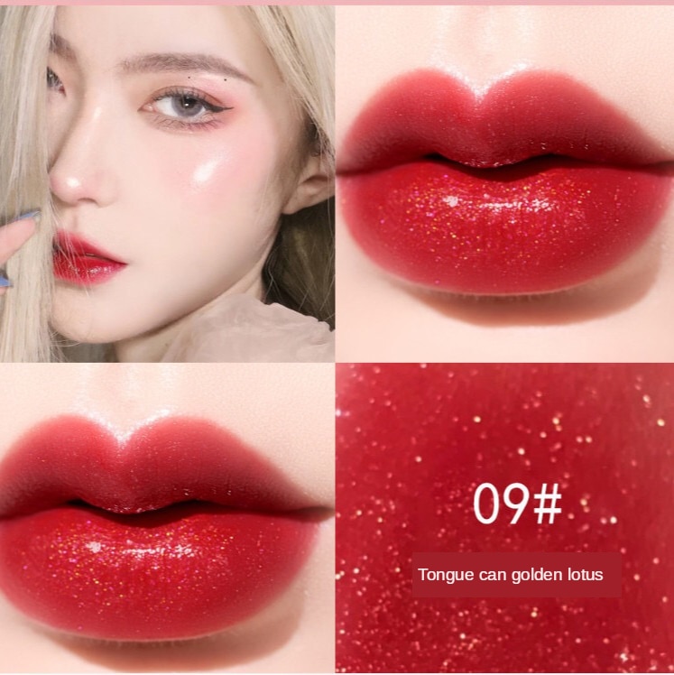 Son bóng không màu và trong suốt dưỡng ẩm ánh ngọc trai lấp lánh | BigBuy360 - bigbuy360.vn