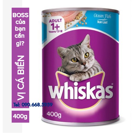 Pate mèo whiskas 400g