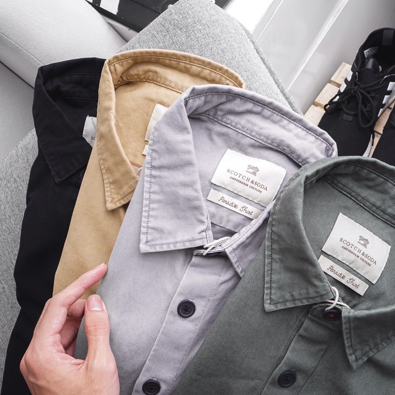 Áo sơmi nam Kaki dài tay asm20206 | BigBuy360 - bigbuy360.vn