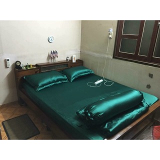 Trọn bộ chăn ga gối phi lụa cao cấp