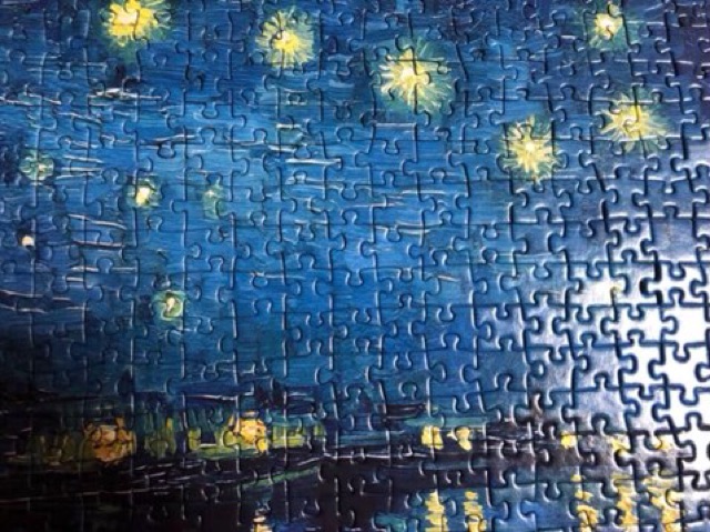 Tranh ghép hình 1000 miếng Ravensburger "The starry night"