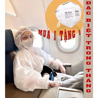 ( Hàng chuẩn ) Bộ đồ bảo hộ phòng Chống dịch ,vải không dệt trẻ em,người lớn (7 món )