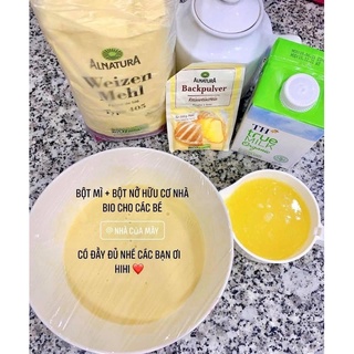 Bột hữu cơ DmBio nguyên liệu chế biến ăn dặm, làm bánh cho bé