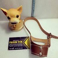 Rọ mỏ chó , mèo bằng da.