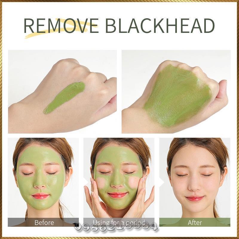 Mặt nạ đất sét tinh chất trà xanh Fenyi Mud Mask Green Tea giảm mụn kiềm dầu dưỡng trắng FMM6