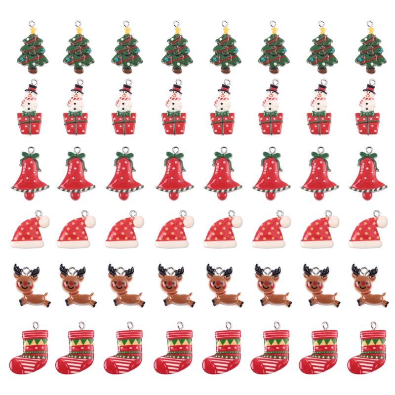 Phụ Kiện Trang Trí Giáng Sinh Bằng Resin diy