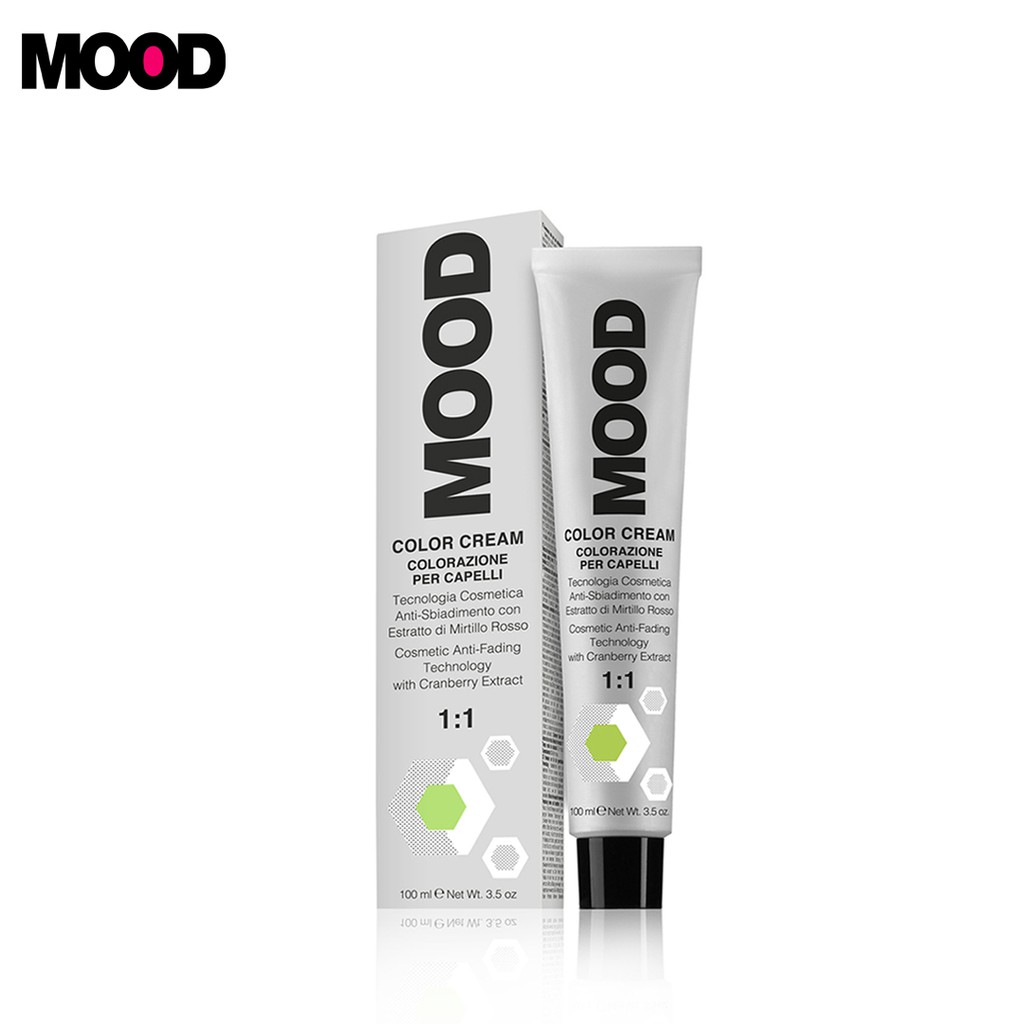 [MÀU NÂU TÂY] Thuốc nhuộm tóc màu nâu tây Mood ITALY Color Cream - thegioimakeuppro