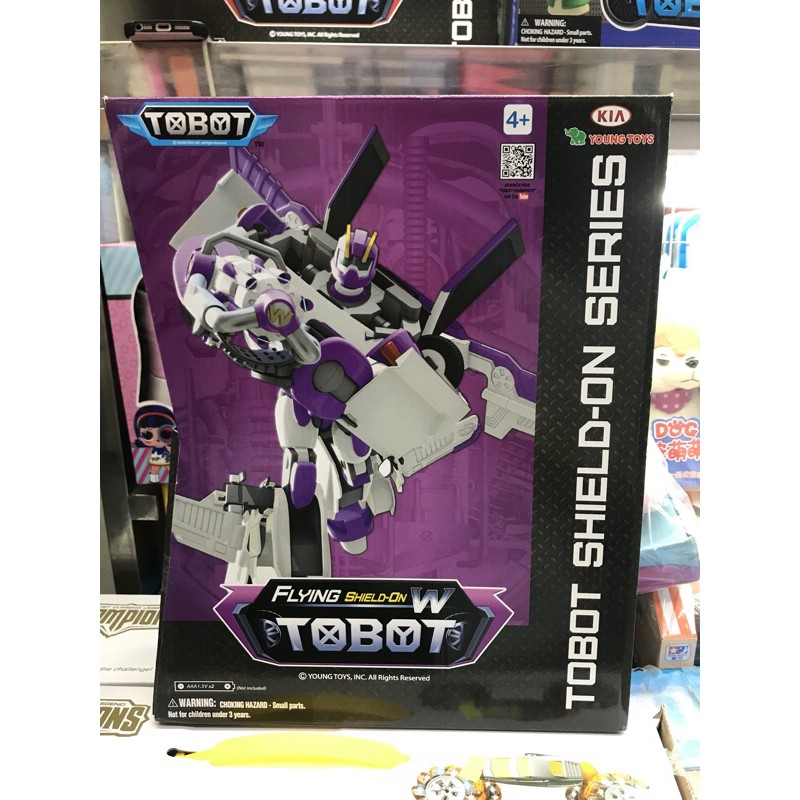 Đồ Chơi Robot biến hình Tobot chính hãng Young Toys -  FLYING SHIELD W