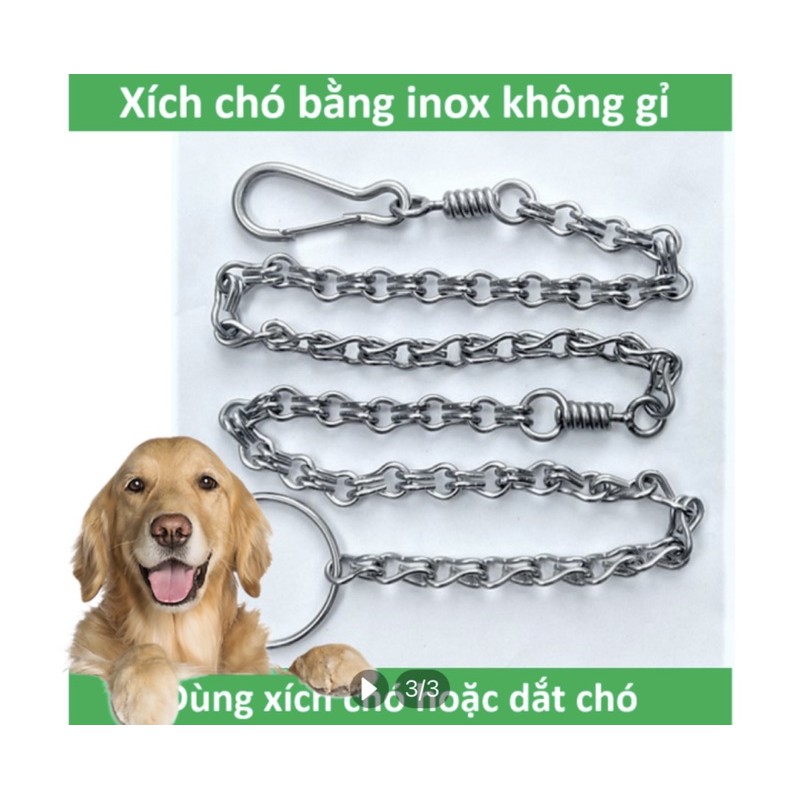 ( Siêu rẻ ) giá xích inox xích thú chó mèo