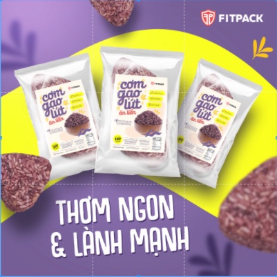 [HN] Cơm gạo lức ăn liền Fitpack 200g