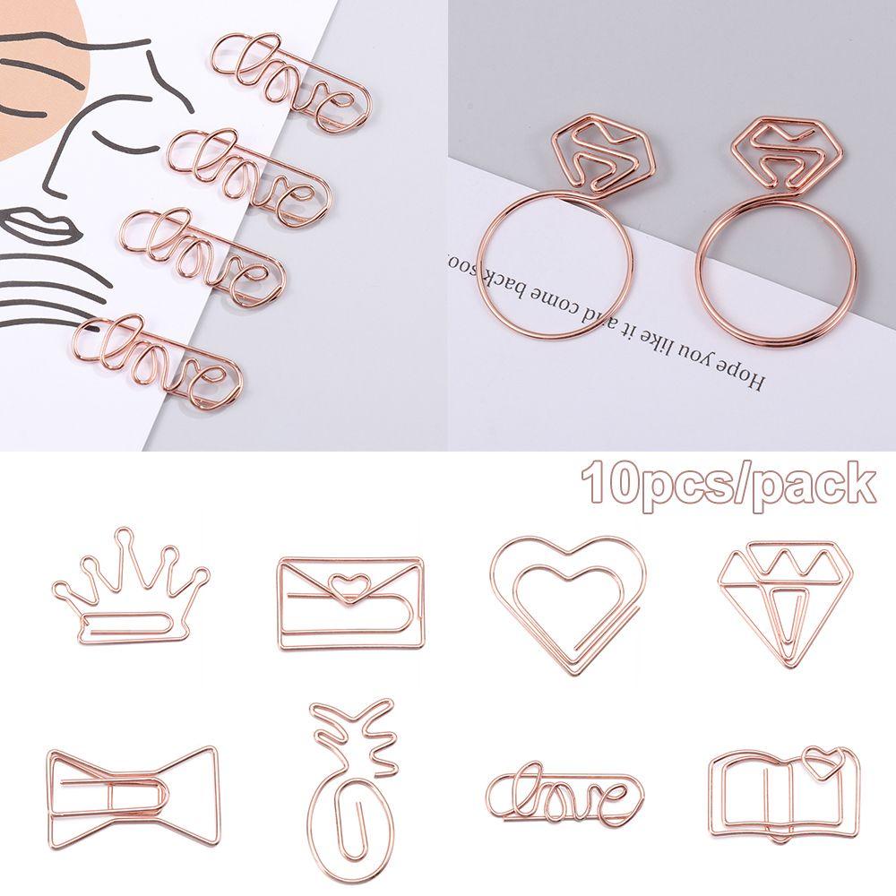 CHOOKEY 10 Kẹp Giấy Kim Loại Chất Lượng Cao