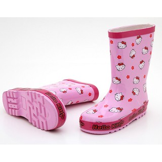 giày đi mưa bé gái Hello Kitty.