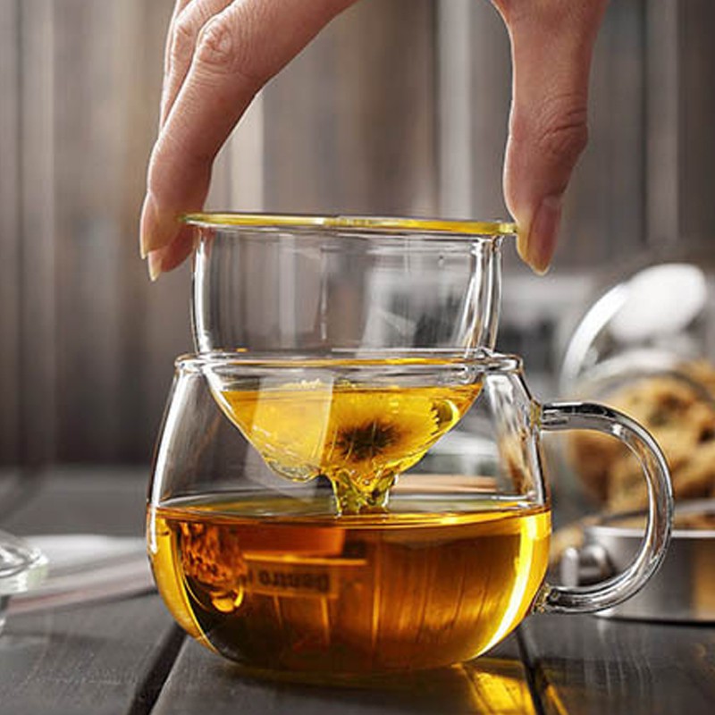 NELV ● Ấm trà thủy tinh 350ml tiện dụng cho nhà bếp