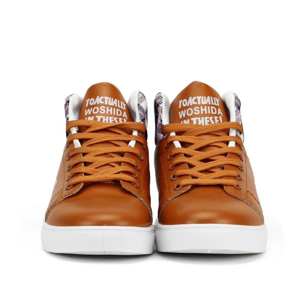 Giày Nam Cổ Cao LMA Màu Nâu | BigBuy360 - bigbuy360.vn