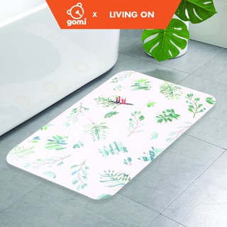 TTS29 Thảm đá lau chân siêu thấm mẫu lớn LIVING ON