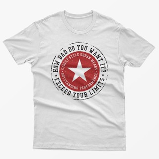 Áo thun nam Vintage - White Star - Trắng