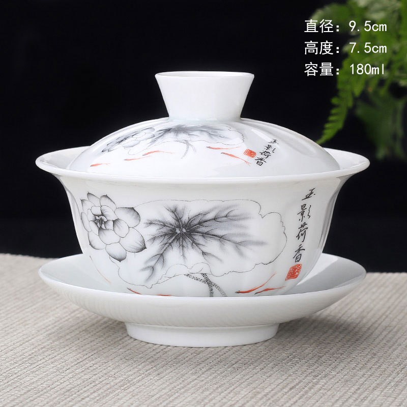 Chén Khải Pha Trà Sứ