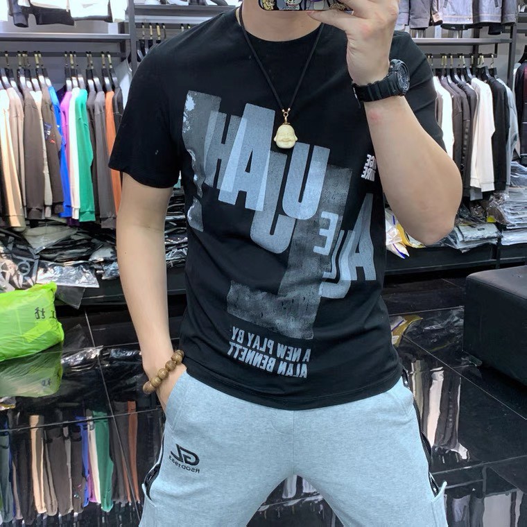 Áo thun nam cổ tròn Muradfashion, áo polo nam chất vải cotton cao cấp hot trend 2021 NT1015 | BigBuy360 - bigbuy360.vn