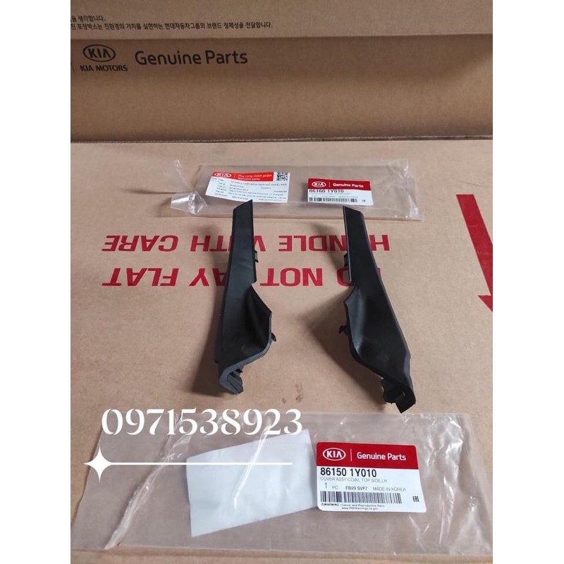 Ốp nhựa chân kính chắn gió trái & phải kia picanto morning xịn chính hãng 861501y010 861601y010
