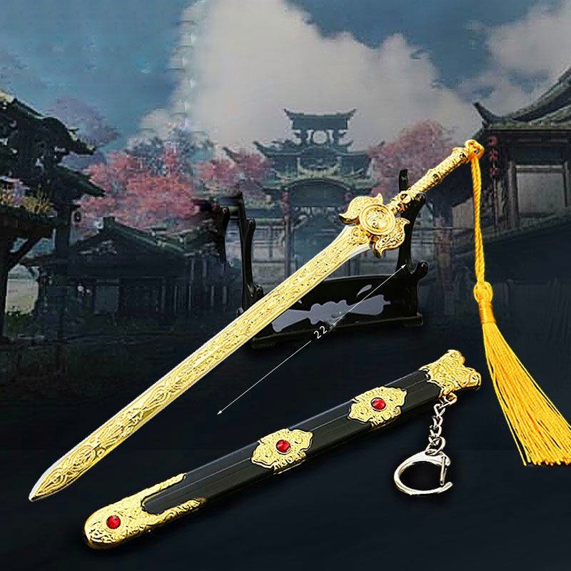 Móc Khóa Hàm Quang kiếm Game Vĩnh Kiếp Vô Gian 22cm.