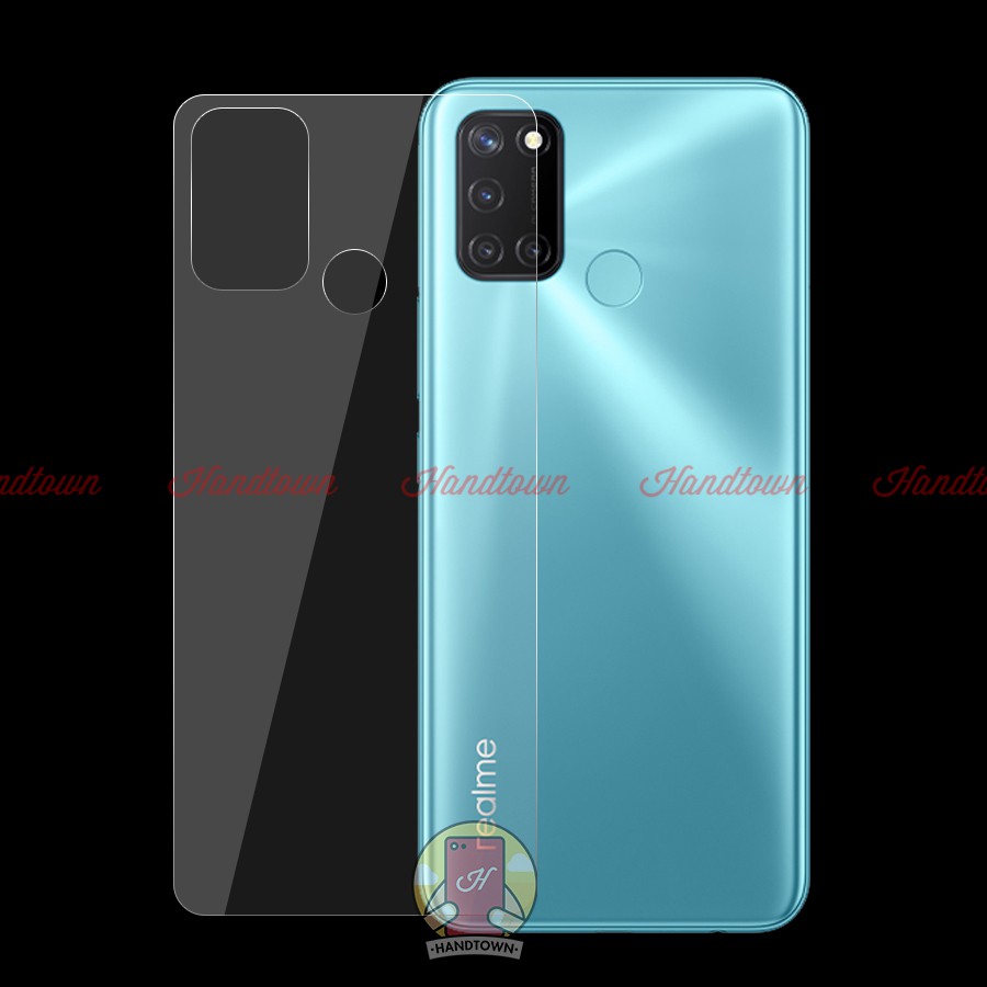 Dán PPF Mặt Lưng Realme C17 C 17 Kính Cường Lực Dẻo Vân Cá Sấu / Hiệu Ứng Cầu Vồng / Trong Suốt Chống Va Đập