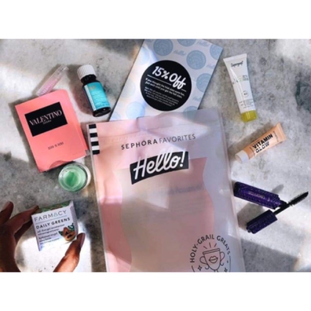 (Sẵn-Bill Sephora) Set dưỡng da trang điểm Hello! Holy-Grail Greats