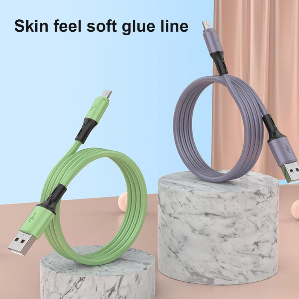 Dây Cáp Sạc Nhanh DIGIFOUNDER Bằng Silicon Cổng Micro USB Cho Xiaomi Samsung Huawei R9S4