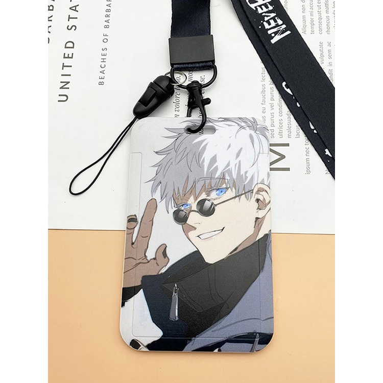 Ví Đựng Thẻ ID / Thẻ ID Bằng PVC In Hoạt Hình Naruto / One Piece Dễ Thương Cho Học Sinh