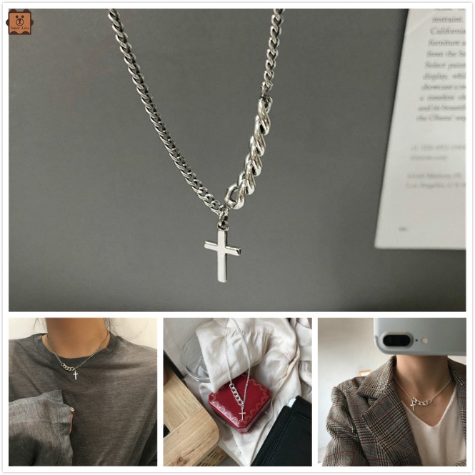 Dây chuyền mặt hình thánh giá cá tính năng động cho nữ