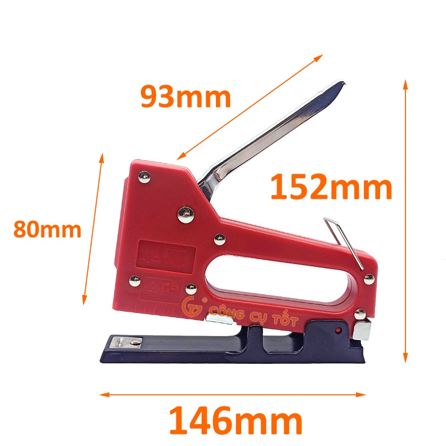 Súng bắn kim gỗ và giấy 4-8mm Okuma ST-707A&amp;S kèm đế kê đóng gáy sách