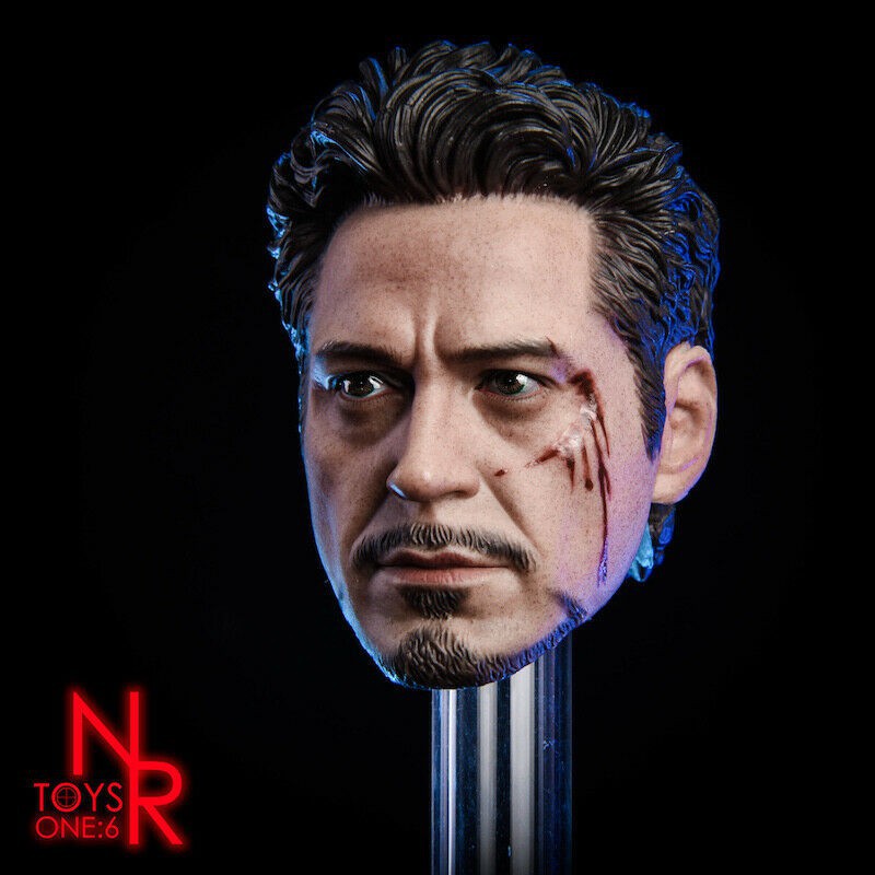 Mô hình đầu nhân vật Tony Stark MK5 2.0 tỉ lệ 1/6 12"