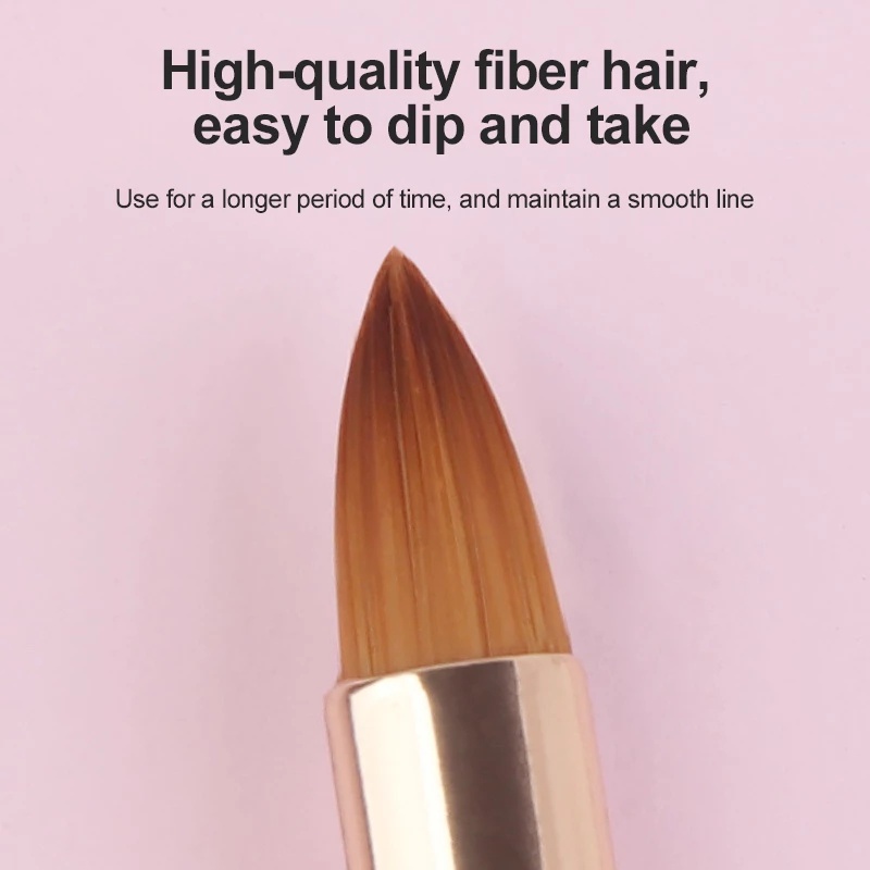 [Hàng mới về] Cọ trang điểm chuyên nghiệp mini có thể thu vào có nắp đậy