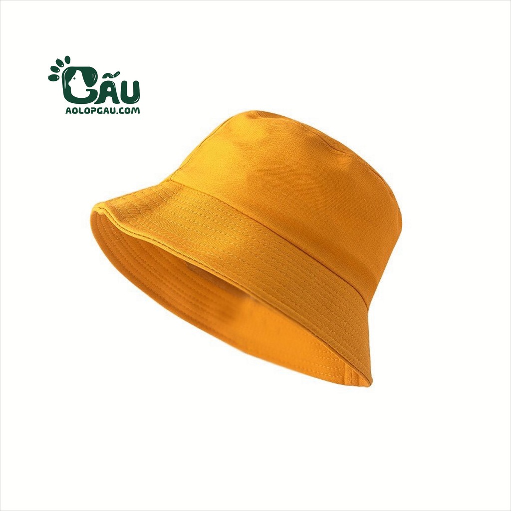 Nón Bucket tai bèo gau194 vải kaki mềm mịn form chuẩn cực đẹp - VÀNH TRÒN