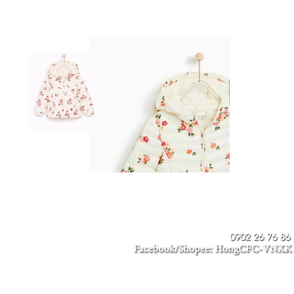 Phao siêu nhẹ zara bé gái đại hàng xuất xịn