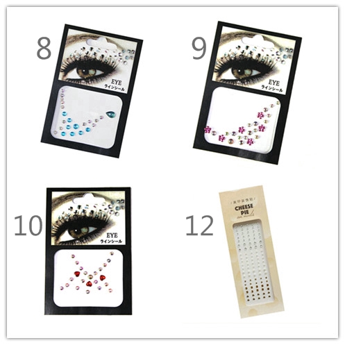 Nhãn dán mặt đá quý lấp lánh tự dính quyến rũ dùng cho lễ hội tiệc tùng