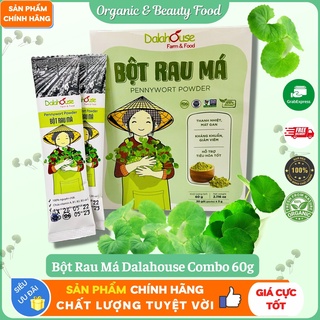 Bột Rau Má Dalahouse - Bột Rau Má Hữu Cơ Nguyên Chất Sấy Lạnh Dalahouse - Hộp 60g
