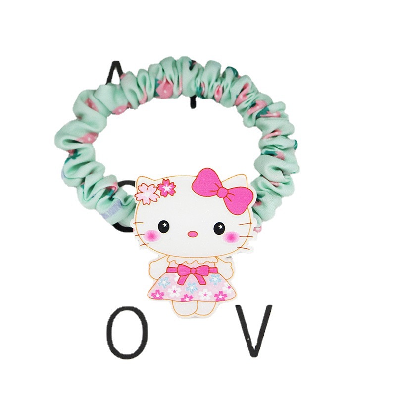 Dây Cột Tóc Sanrio Dạ Quang Dễ Thương Cho Bé Gái