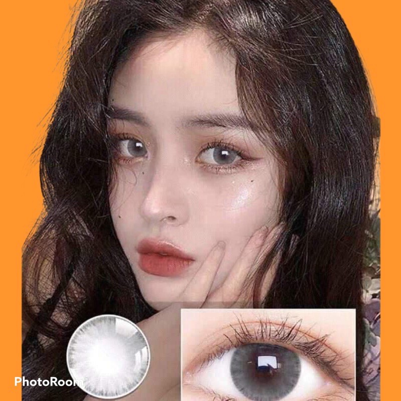 (HOT TREND) Lens - kính áp tròng xám tây sử dụng 1 năm