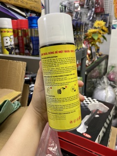 Chai xịt dưỡng vỏ xe BZ