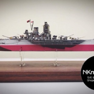 📌 Mô hình lắp ghép kim loại 3d Thiết giáp hạm Yamato