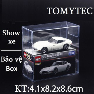 1 Hộp đựng quà tặng Tomica Mica PVC chuyên dụng Show xe - Bảo quản hộp (KT: 41 x 82 x 86 mm)