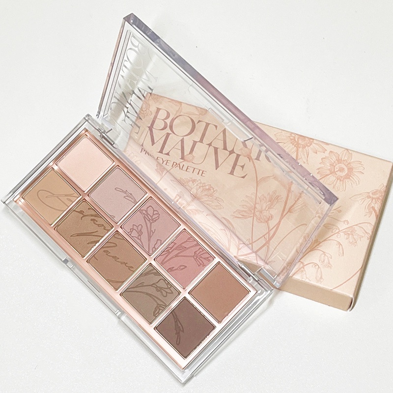 Bảng Phấn Mắt 10 Màu Lì / Nhũ Ngọc Trai Tự Nhiên Không Lem Hợp Thời Trang