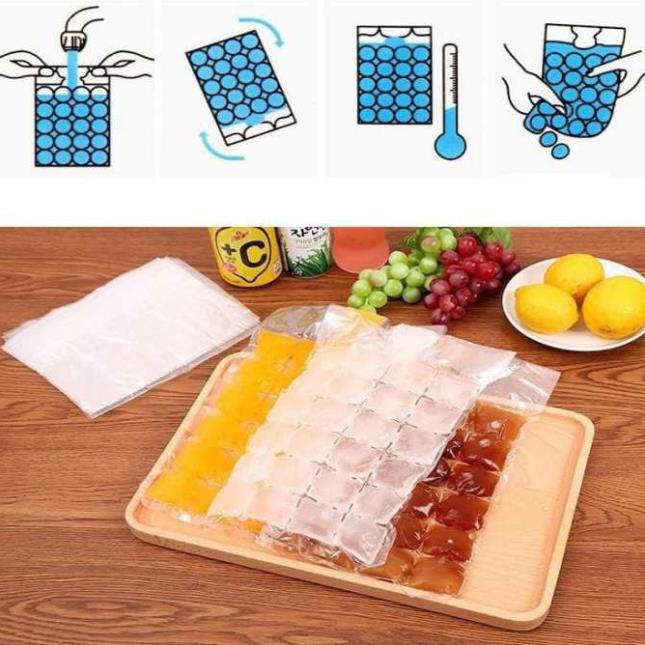 Combo 10 Túi Làm Đá, Làm Kem Cream Bag