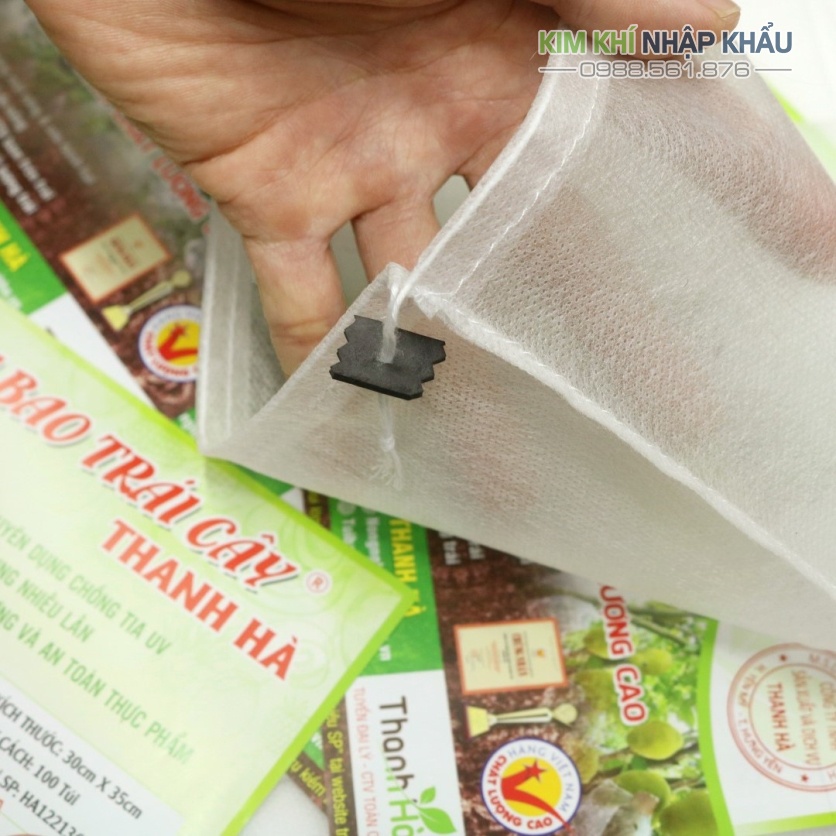 Bao bọc bưởi, túi bọc trái cây Thanh Hà siêu bền kích thước 25x30cm - bịch 100 cái