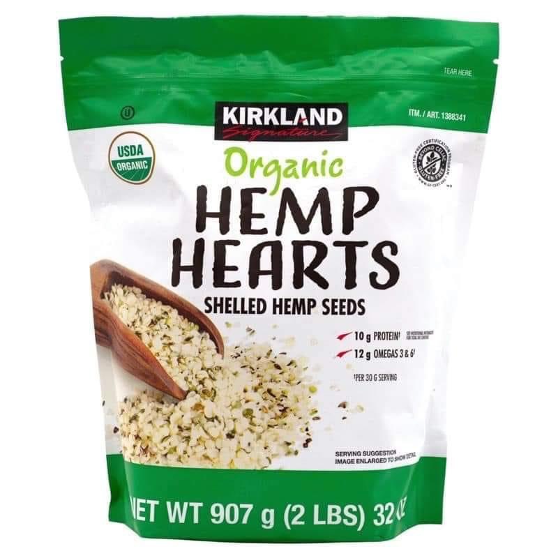 Hạt GAI DẦU hữu cơ Kirkland 907g