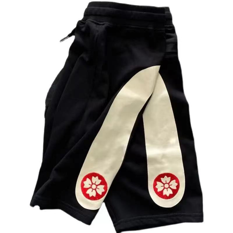Hàng Mới Về Quần Short Thể Thao Dài Qua Gối Dáng Rộng In Họa Tiết Đường Phố Mùa Hè Phong Cách Hong Kong Cỡ Lớn Cho Nam
