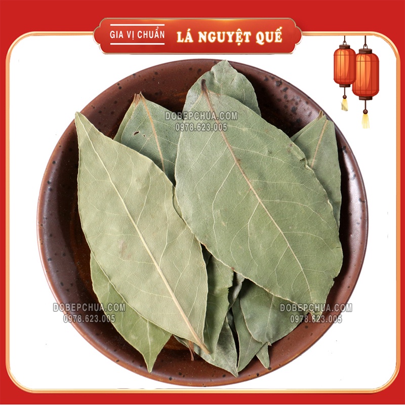 100G - LÁ NGUYỆT QUẾ, BAY LEAF THƠM MỚI LOẠI AA