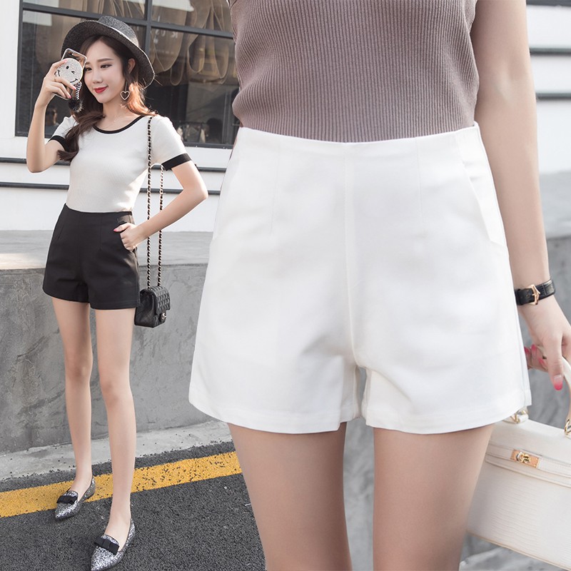 Quần short tuyết mưa cao cấp ❤️ FREESHIP ❤️ Giảm 10K Nhập [DOHU10K] Quần short cạp liền eo cao khoá lưng